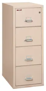 4 Drawer Vertical Fireproof File Cabinet - 21 Wide