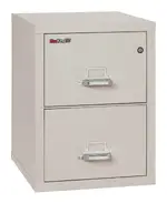 2 Drawer Fireproof File Cabinet - Letter Size