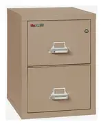 2 Drawer Fireproof File Cabinet - Letter Size