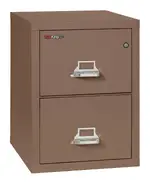 2 Drawer Fireproof File Cabinet - Letter Size