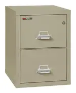 2 Drawer Fireproof File Cabinet - Legal Size