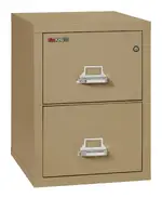 2 Drawer Fireproof File Cabinet - Legal Size