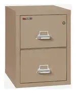 2 Drawer Fireproof File Cabinet - Legal Size