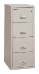 4 Drawer Fireproof File Cabinet - Letter Size