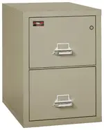 2 Drawer Fireproof File Cabinet - Letter Size