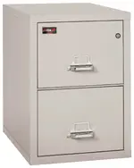 2 Drawer Fireproof File Cabinet - Letter Size