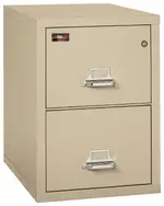 2 Drawer Fireproof File Cabinet - Letter Size