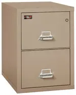 2 Drawer Fireproof File Cabinet - Legal Size