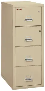 4 Drawer Fireproof File Cabinet with Hidden Safe