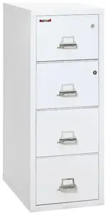 4 Drawer Fireproof File Cabinet with Hidden Safe