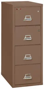 4 Drawer Fireproof File Cabinet with Hidden Safe