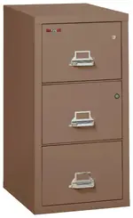 3 Drawer Fireproof File Cabinet with Hidden Safe