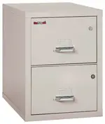 2 Drawer Fireproof File Cabinet with Hidden Safe