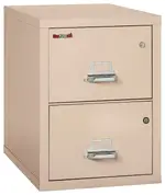 2 Drawer Fireproof File Cabinet with Hidden Safe