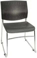 Black Stacking Guest Chair