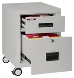 2 Drawer Mobile Pedestal - Fireproof