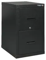 2 Drawer Fireproof File Cabinet with Hidden Safe