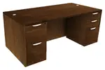 Rectangular Desk with Drawers