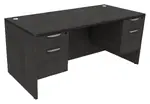 Rectangular Desk with Drawers