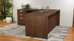 L Shaped Desk with Drawers