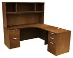 L Shaped Desk with Hutch