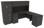 L Shaped Desk with Storage