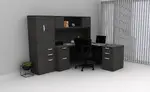 L Shaped Desk with Storage