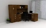 L Shaped Desk with Storage