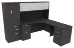 L Shaped Desk with Storage