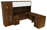 L Shaped Desk with Storage