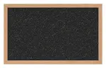 Rubber Bulletin Board with Wood Frame - 48