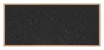 Rubber Bulletin Board with Wood Frame - 144