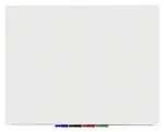 Magnetic Glass Dry Erase Whiteboard - 60 x 48