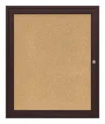 Enclosed Bulletin Board - 30 x 36