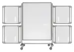 Rolling Whiteboard with Detachable Tablets - 96