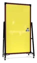 Double Sided Mobile Glass Whiteboard