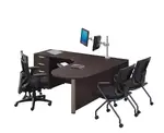 L Shape Peninsula Desk with Left Return - 71