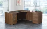 L Shaped Desk with Drawers