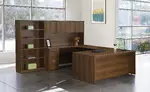 U Shaped Desk with Storage