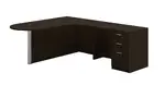 L Shaped Peninsula Desk