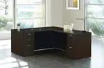 L Shaped Desk with Drawers