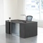 Bow Front Desk with Drawers