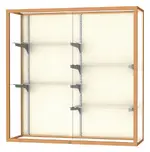 Wall Mounted Display Case with Aluminum Frame - 48
