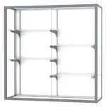 Wall Mounted Display Case with Aluminum Frame - 48