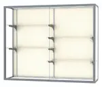 Wall Mounted Display Case with Aluminum Frame - 60