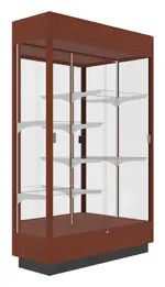 Vertical Display Case with LED Lighting - 48