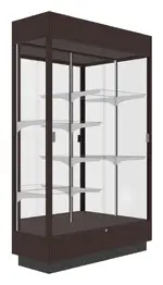 Vertical Display Case with LED Lighting - 48