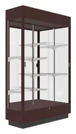 Vertical Display Case with LED Lighting - 48