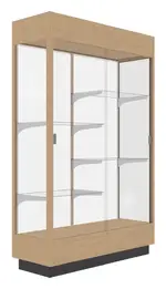 Vertical Display Case with LED Lighting - 48