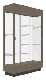 Vertical Display Case with LED Lighting - 48 x 76